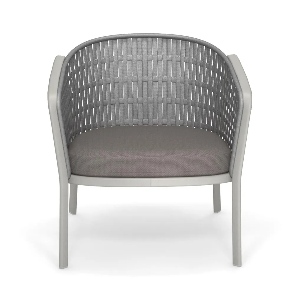 Poltrona bassa con corda piatta Emu Carousel