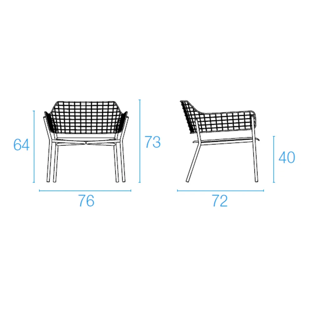 Chaise longue Emu Lyze