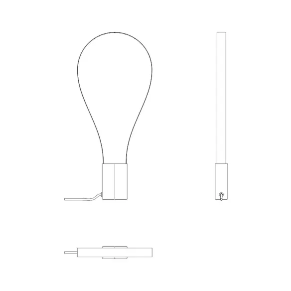 Martinelli Luce Fluida Lampe de table