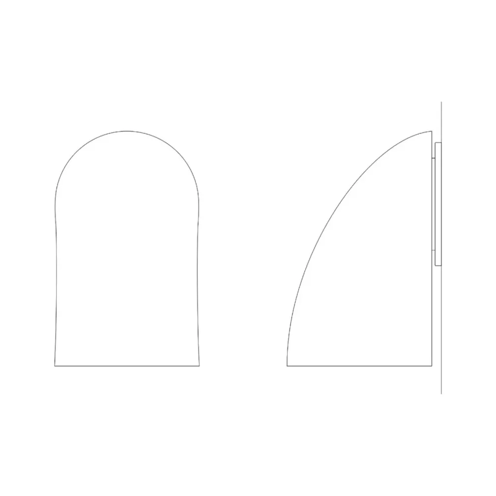 Martinelli Luce Gomito Lámpara de pared