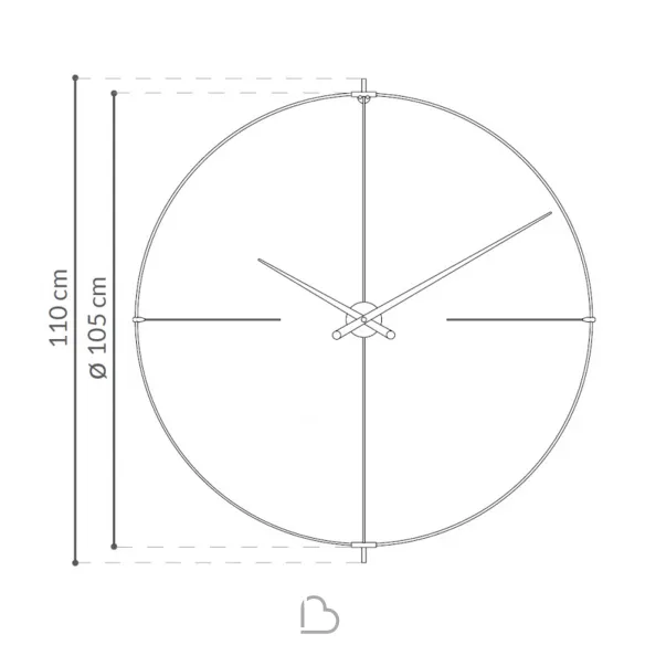 Reloj de pared Nomon Mini Bilbao