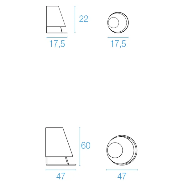 Table lamp Emu Cone