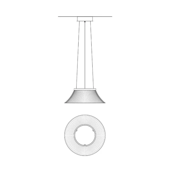 Martinelli Luce Plissé Lampe à suspension