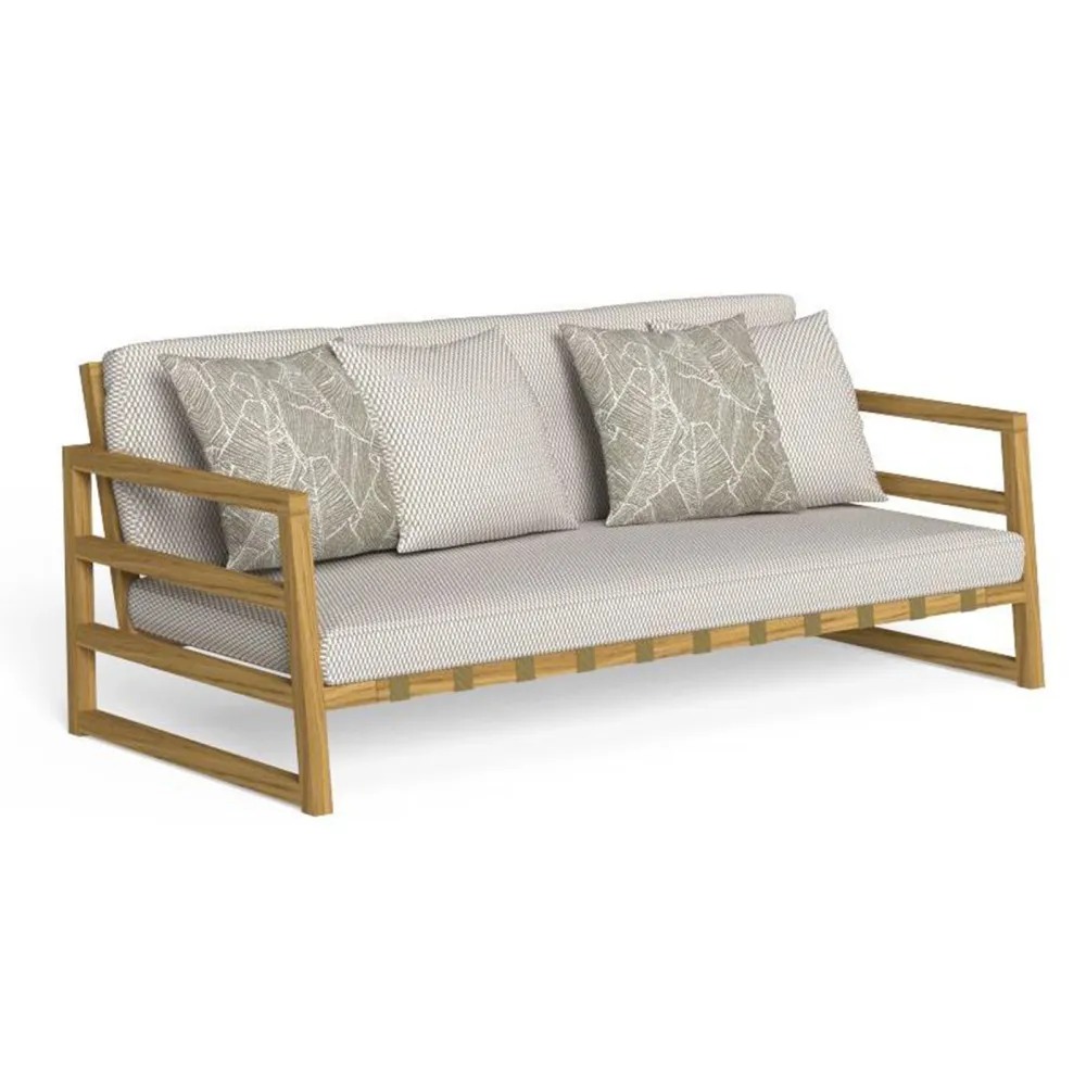 2 seater sofa Talenti Alabama Wood