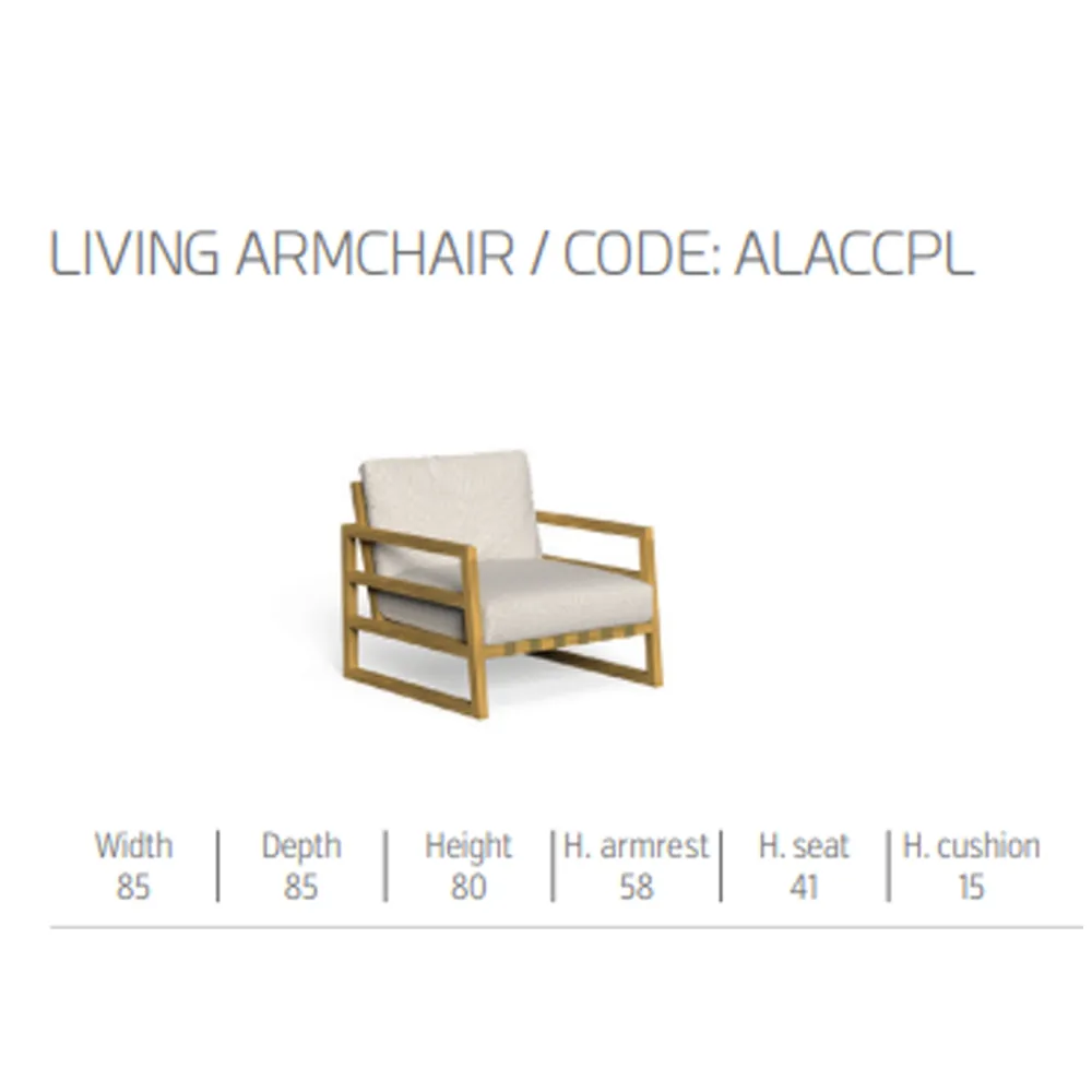 Armchair Talenti Alabama Wood