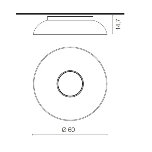 Martinelli Luce Maggiolone Lampada da soffitto