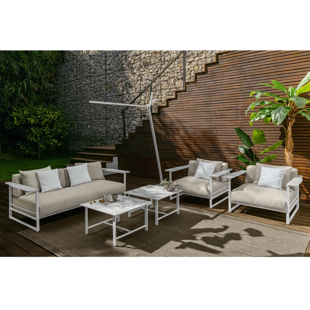 Lampe au sol Talenti Arc Cleo Alu