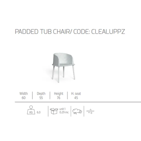 Poltroncina Talenti Cleo soft Alu