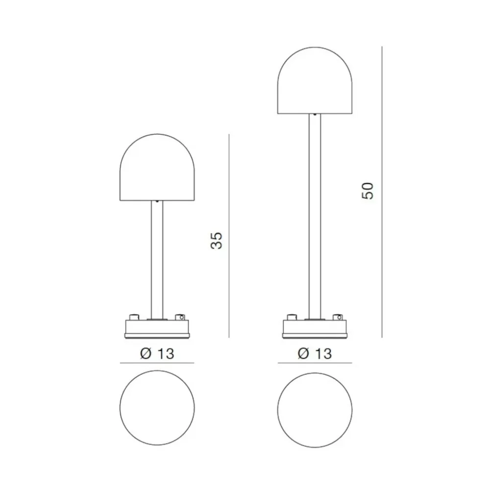 Martinelli Luce Boleto Bodenlampe Outdoor