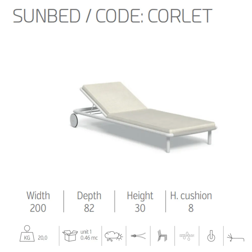 Sonnenliege Talenti Coral