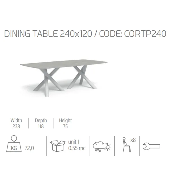 Mesa Talenti Coral