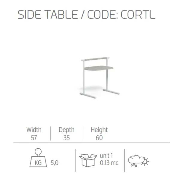 Table d'appoint Talenti Coral