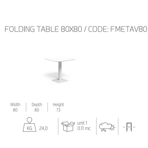 Folding table Talenti Frame