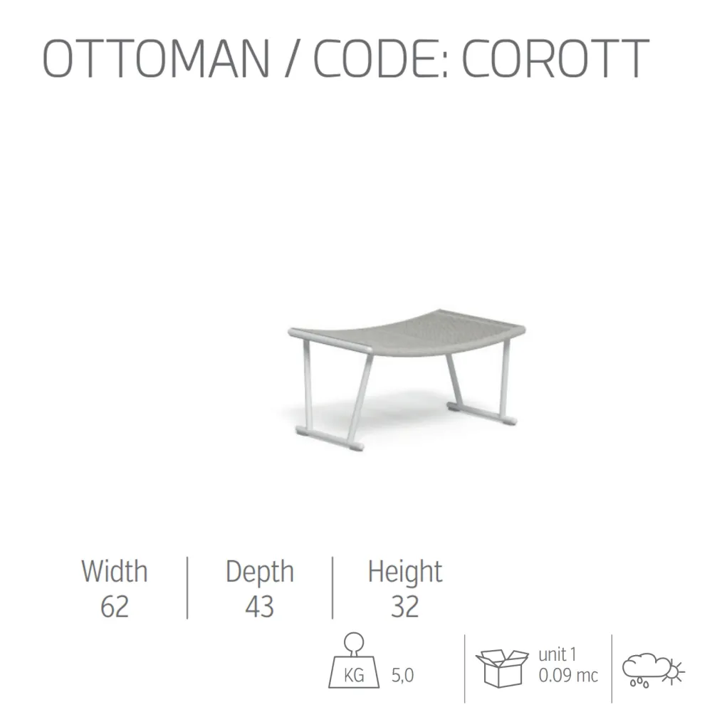 Otomano Talenti Coral