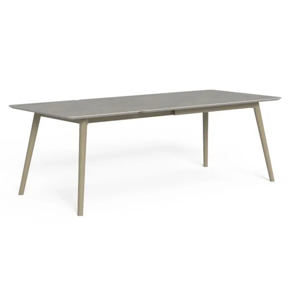 Table extensible en grès Talenti Moon Alu