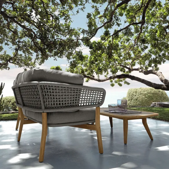 2-Sitzer-Sofa Talenti Moon Teak