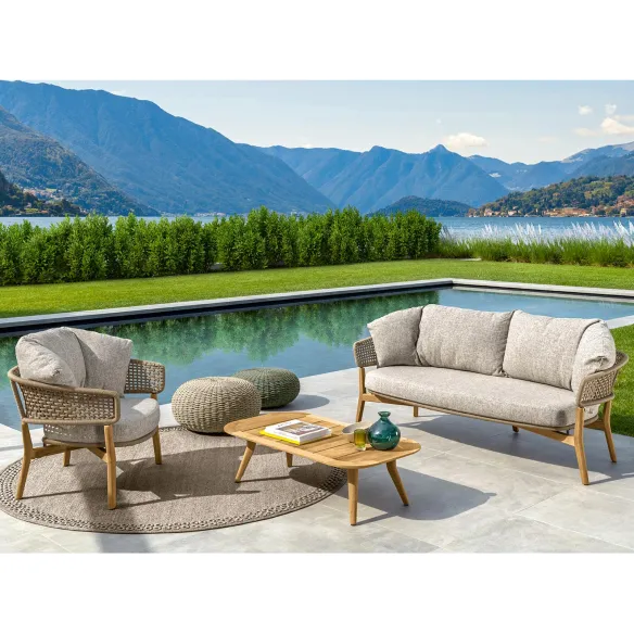 Divano 2 Posti Talenti Moon Teak