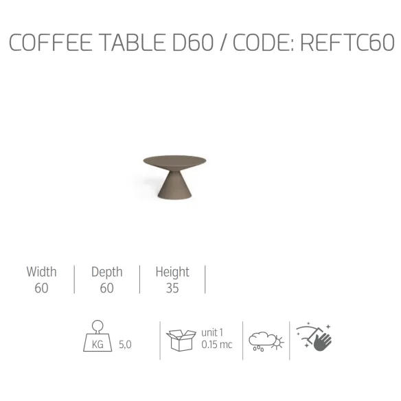 Mesa de café Talenti Reef