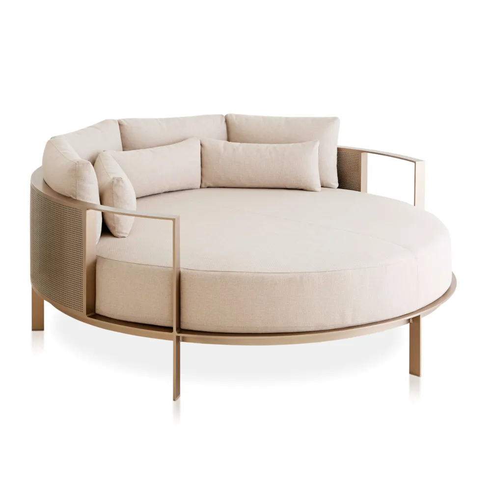 Rundes Bett Chill Gandiablasco Solanas
