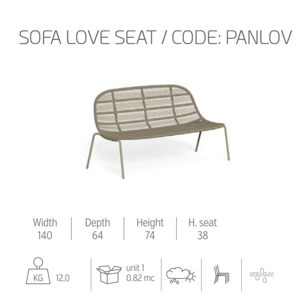 2 seater sofa Talenti Panama