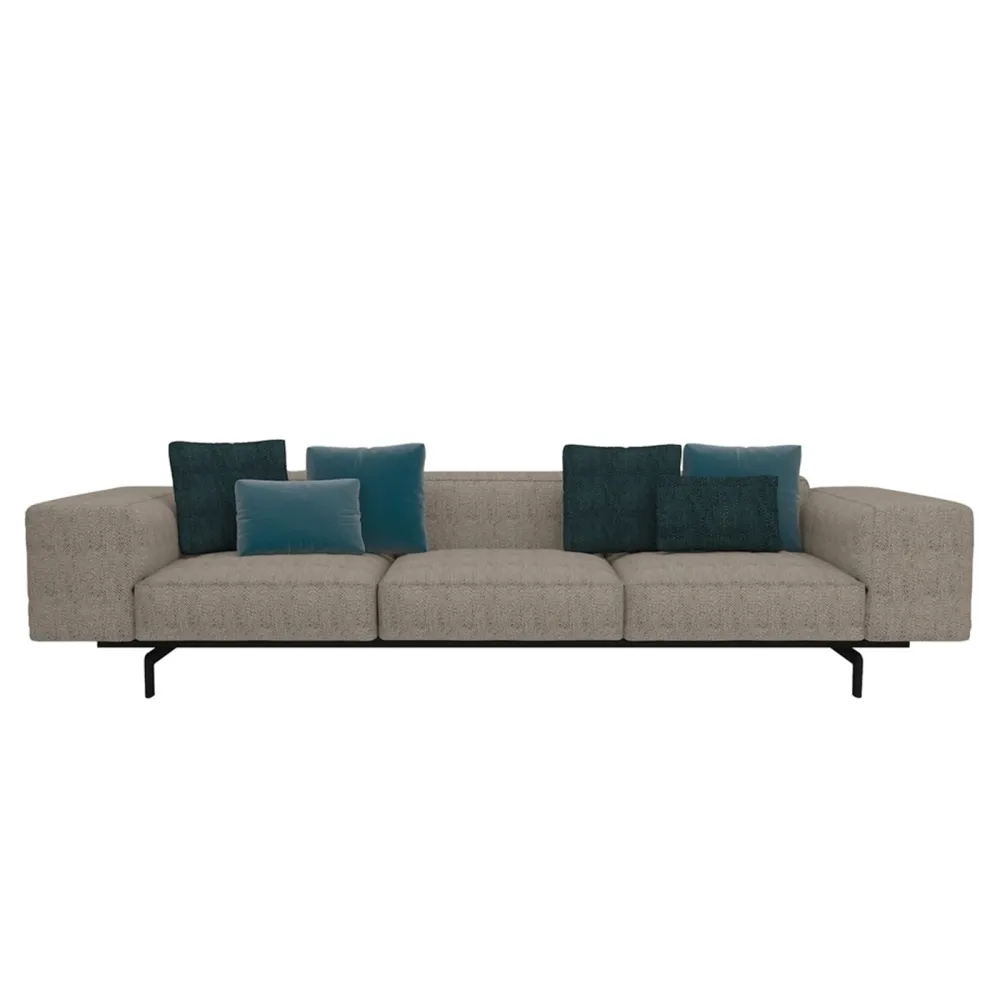 Kartell Largo Drei-Sitzer-Sofa