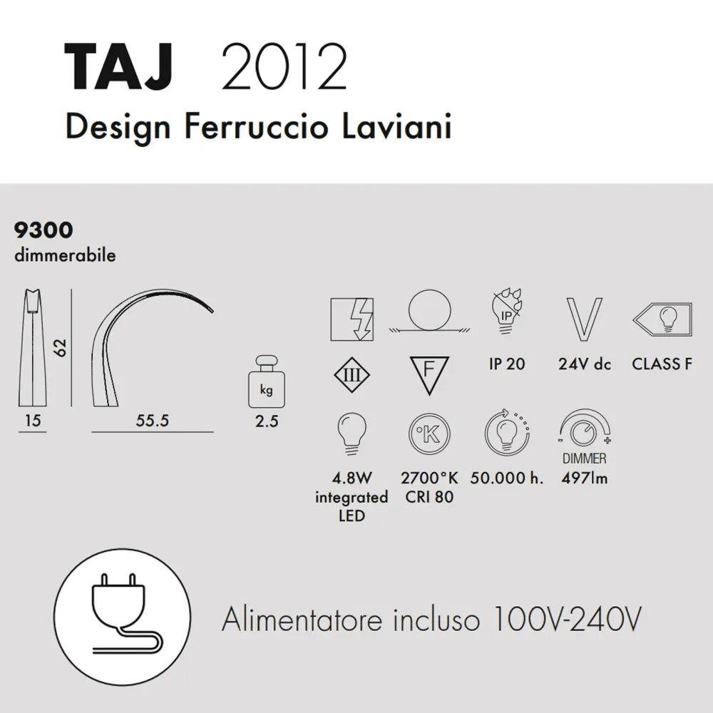 Kartell Taj Lampe de table