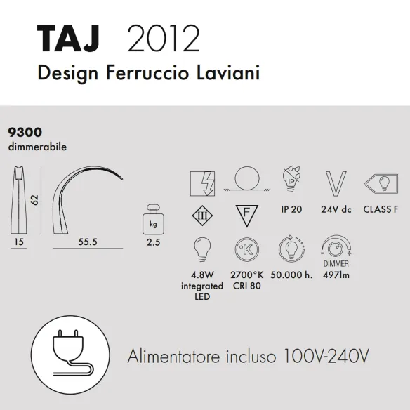 Kartell Taj Table Lamp