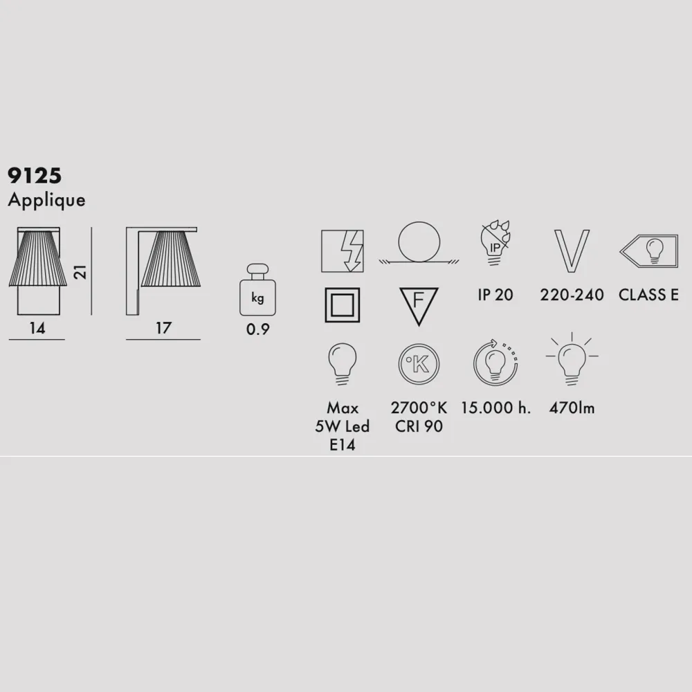 Kartell Light-air Fabric Applique