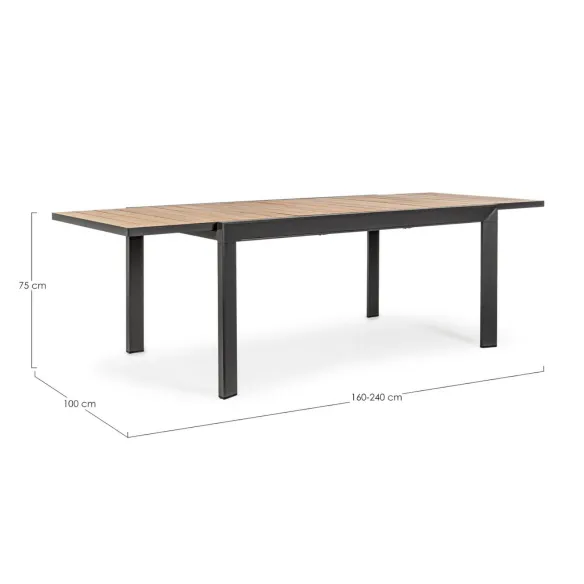 Extendable table Bizzotto Belmar
