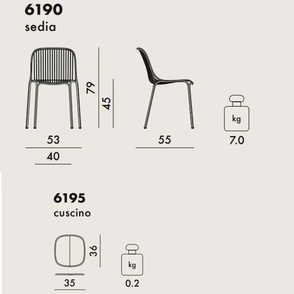 Kartell Hiray Stuhl