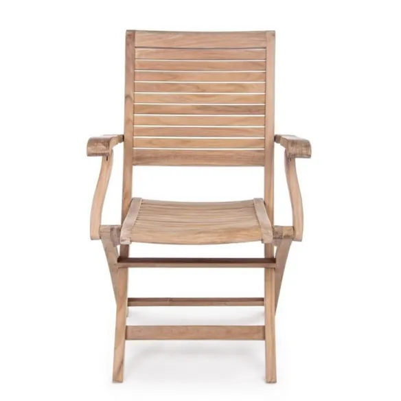 Folding chairs with armrests Bizzotto Maryland
