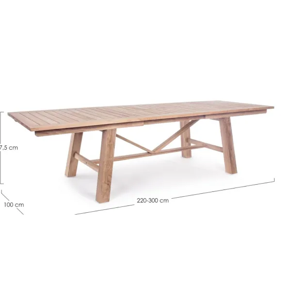 Tavolo Bizzotto Maryland 220-330 x 100
