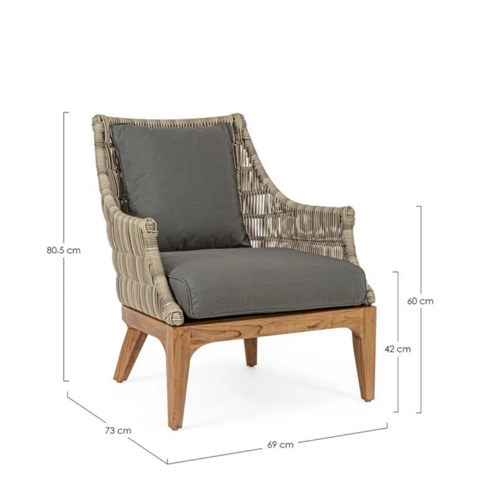 Armchair Bizzotto Keilani