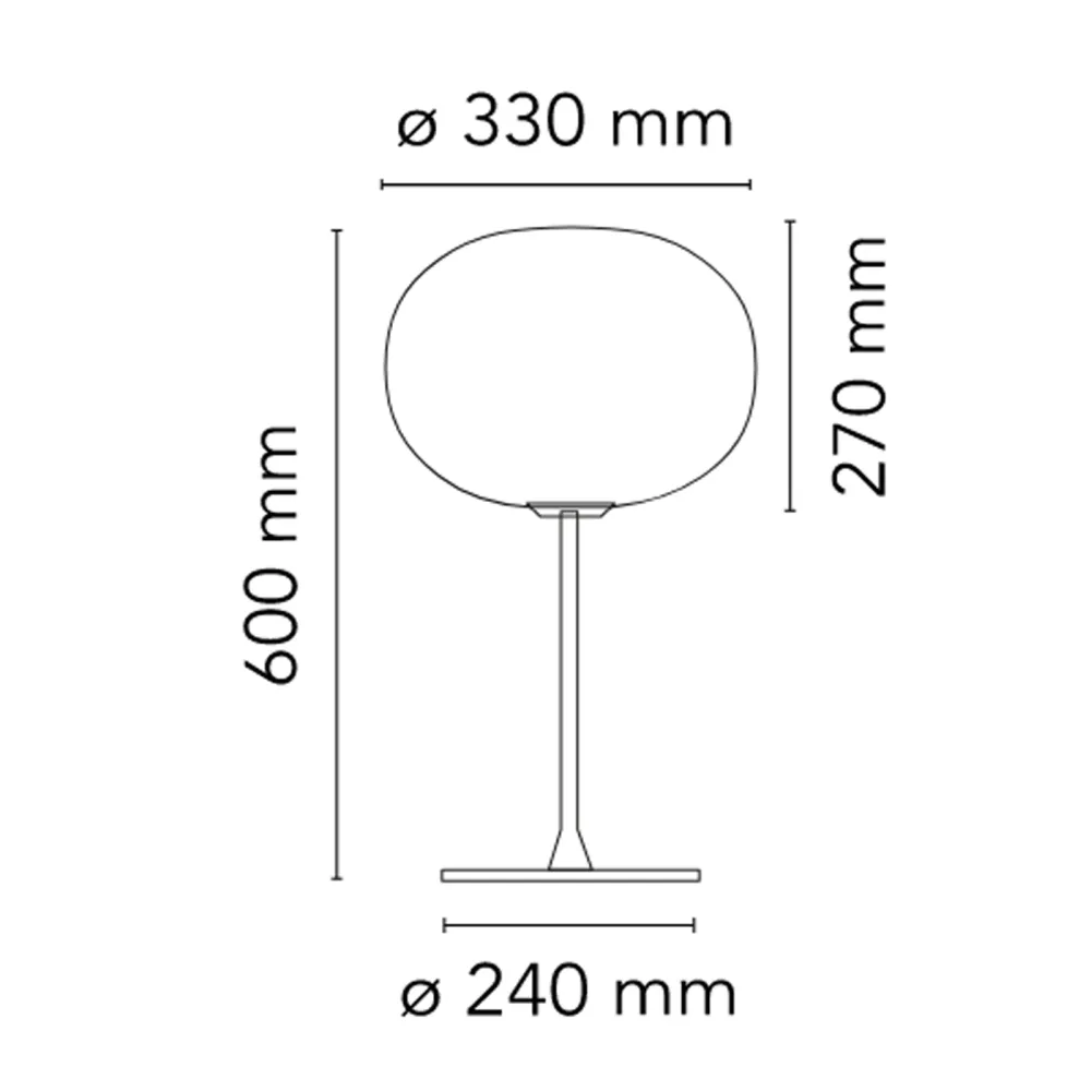 Lámpara de mesa Flos Glo Ball Table