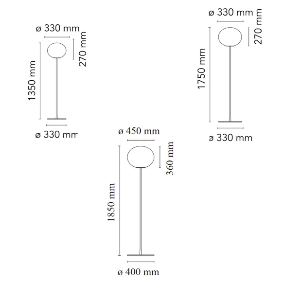 Stehlampe Flos Glo-Ball