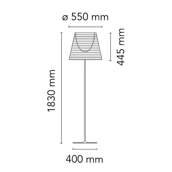 Lampe de sol Flos Ktribe F2/F3