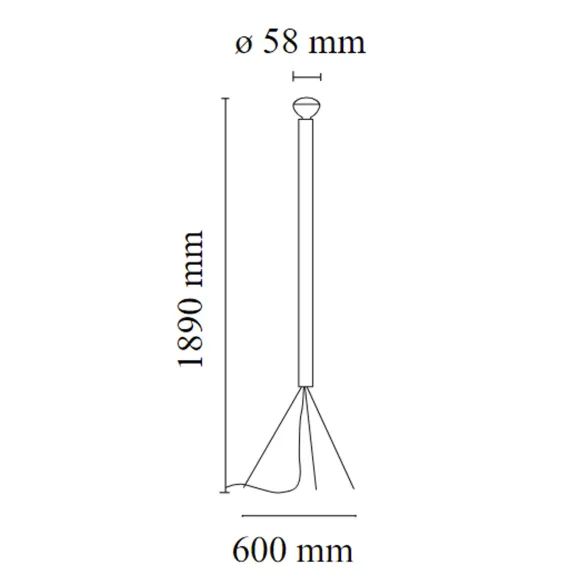 Floor lamp Flos Luminator