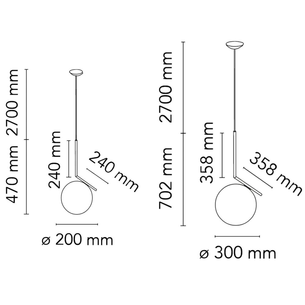 Pendelleuchte Flos IC S