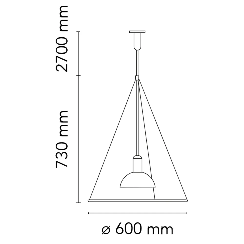 Suspension lamp Flos Frisbi