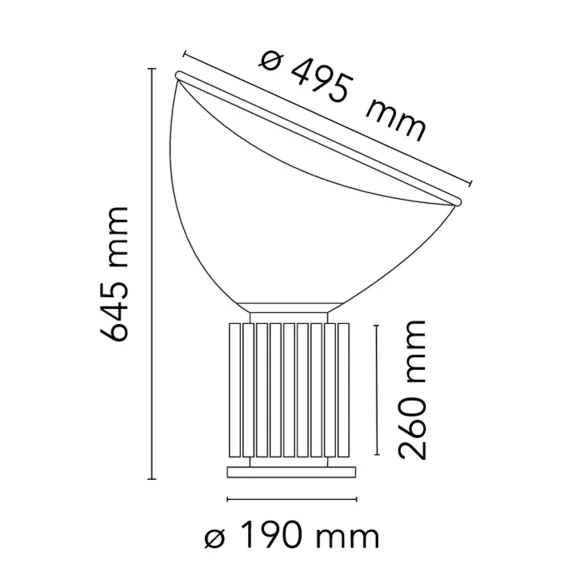 Tischleuchte Flos Taccia 