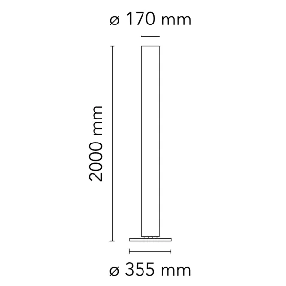 Lampe de sol Flos Stylos