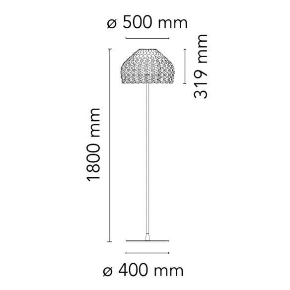 Floor lamp Flos Tatou F