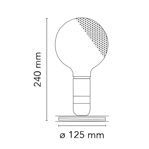 Tischleuchte  Flos Lampadina 