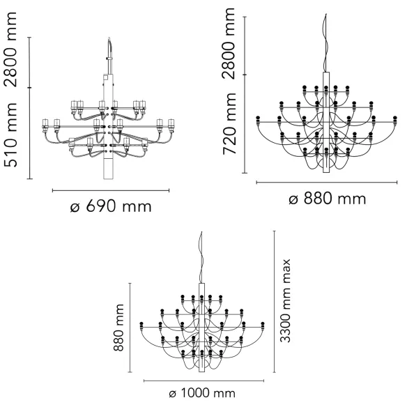 Lampada a sospensione Flos 2097