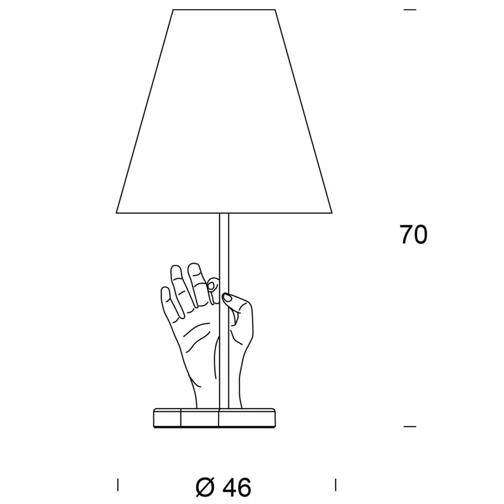 Lampe de table  FontanaArte Mano
