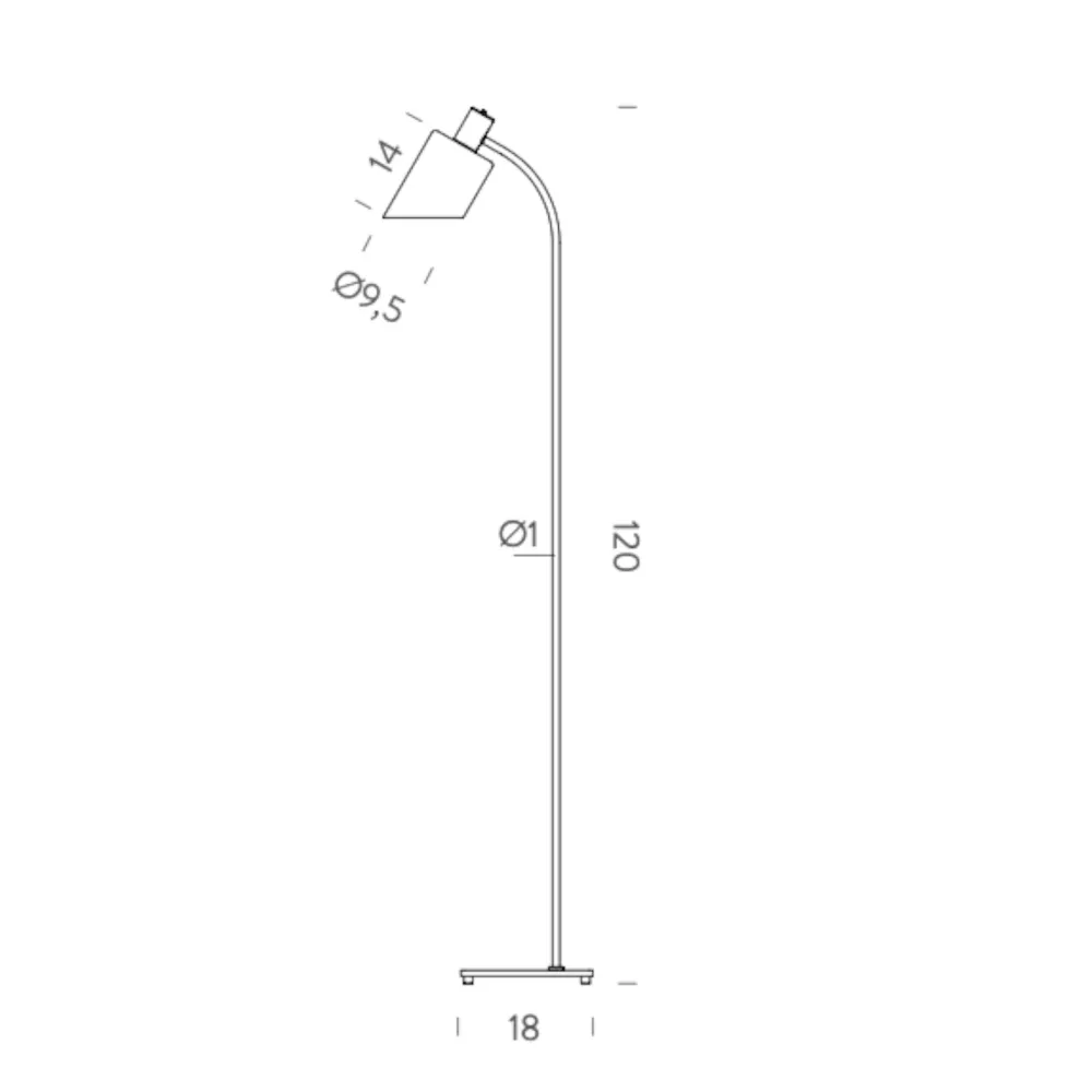 Lampada da terra Nemo Lampe de Bureau Reading
