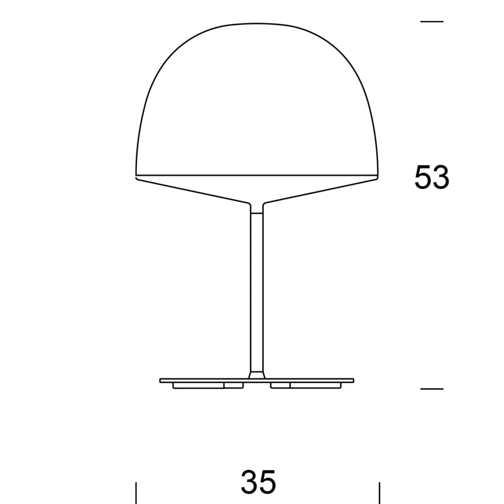 FontanaArte Cheshire lámpara de mesa