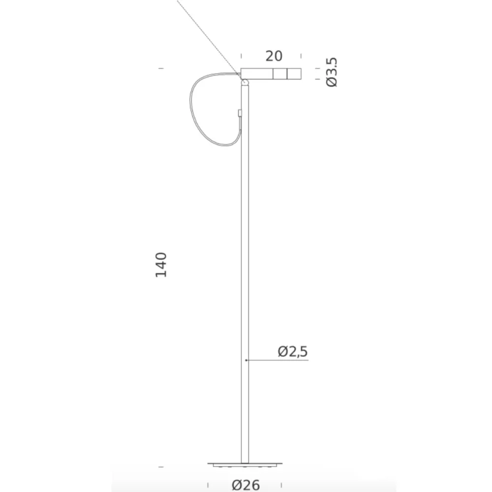 Lampada da terra Nemo Type