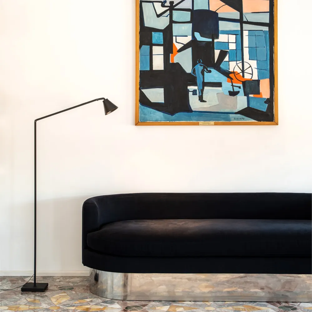 Floor lamp Nemo Untitled Reading Cone