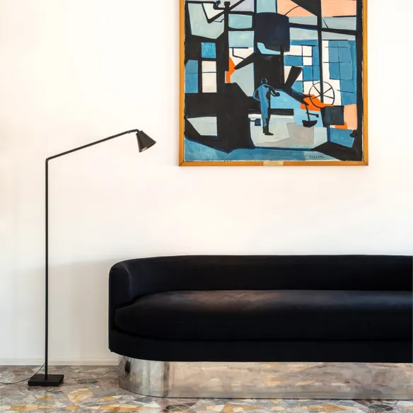Lampe au sol Nemo Untitled Reading Cone